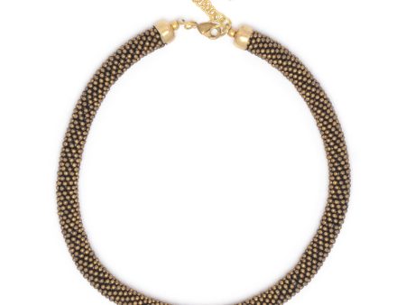 Agnayi Woven Bead Necklace For Discount