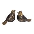 Friendly Pigeons Bronze Pigeon Sculptures For Discount