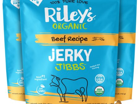 Organic Beef Jerky Jibbs 3-Pack on Sale