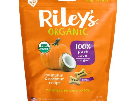 Organic Pumpkin & Coconut Baked Biscuits - Small Bone For Discount