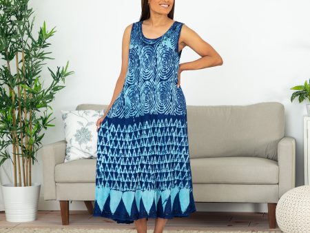 Blue Diamond Long Dress Online now