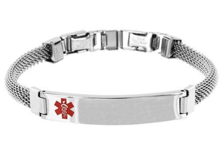 Mesh Medic Alert Bracelet Online Hot Sale