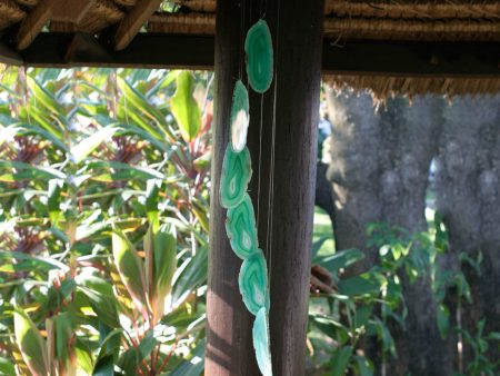 Forest Mysteries Agate & Brass Wind Chimes Discount