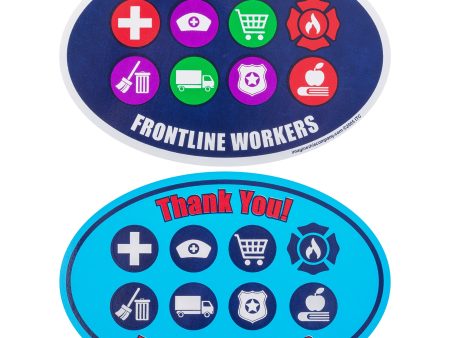 Support Frontline Workers Car Magnet Supply