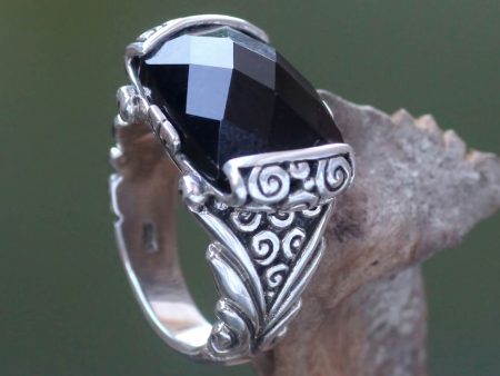 Altar Onyx & Silver Ring For Cheap